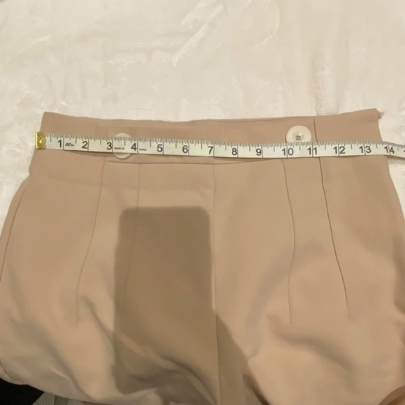Zara Button Front High Waisted Trouser Pants 16625 - Picture 7 of 14
